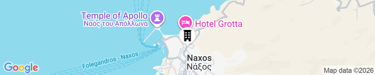 Map for Naxos Green Village Hotel