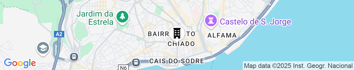 Map for Bairro Alto Hotel