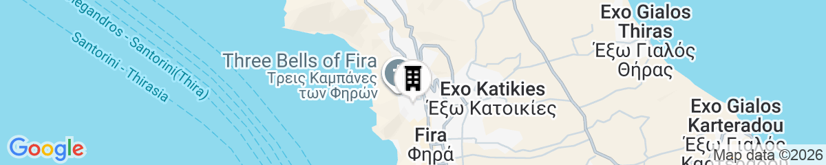 Map for Santorinn Suites