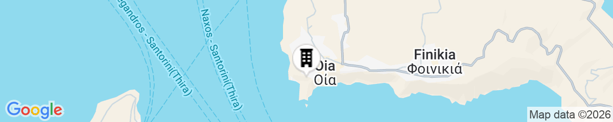 Map for Esperas Santorini