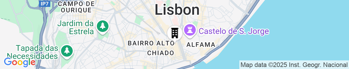 Map for Hotel Santa Justa Lisboa