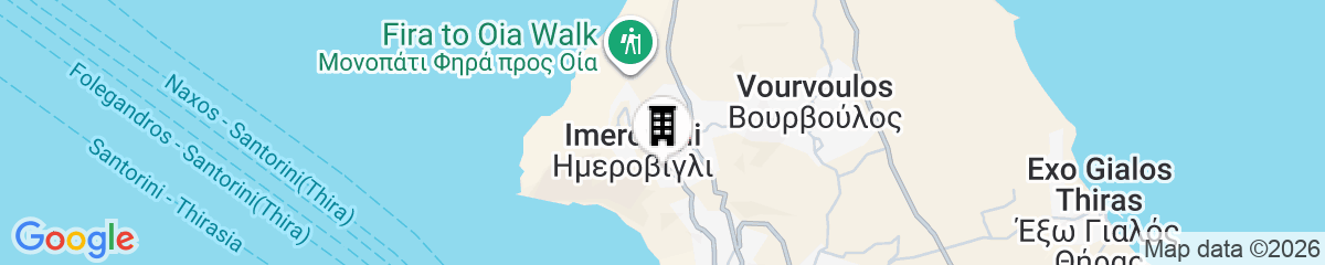 Map for Akra Suites & Spa