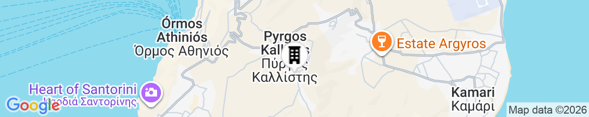 Map for Aegean Blue Luxury Suites