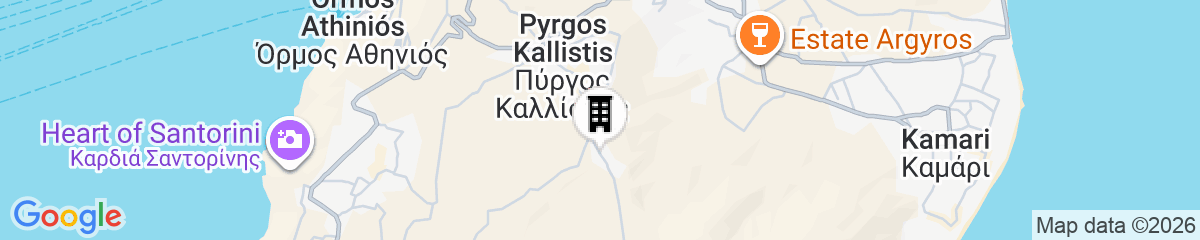 Map for Art Hotel Santorini