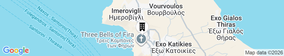 Map for Santorini View Studios-Adults Only
