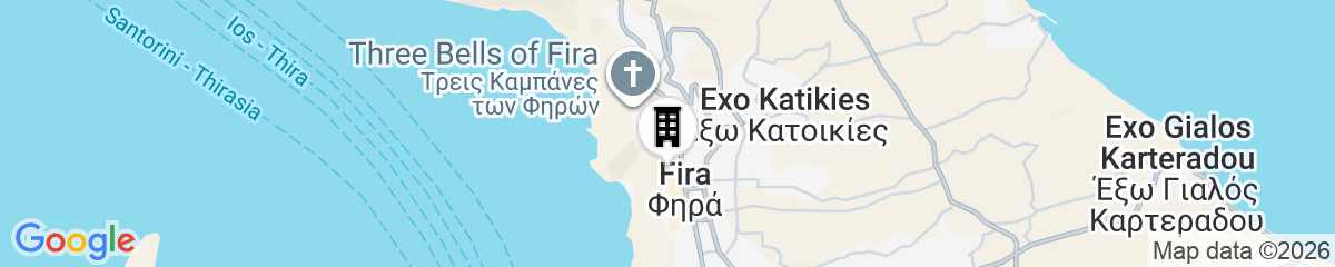 Map for Nefeles Luxury Suites