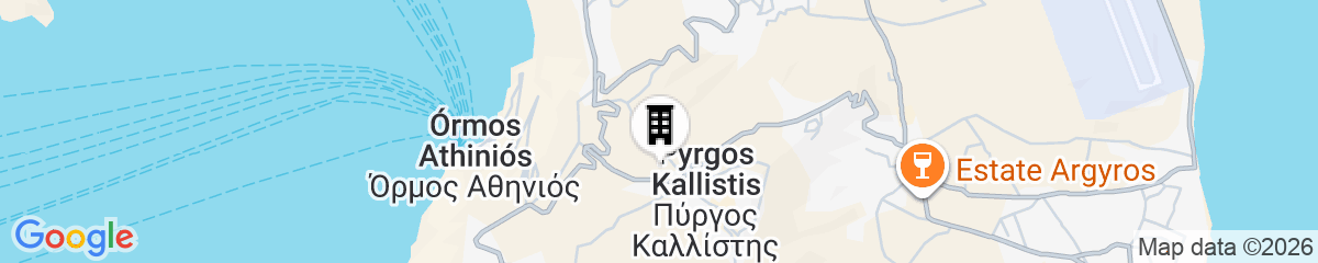 Map for Apikia Santorini - Adults Only
