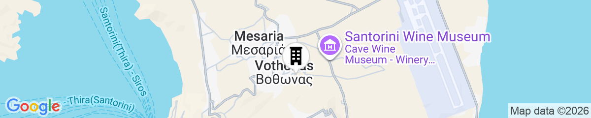 Map for Santorini Traditional Suites