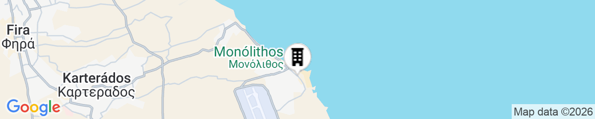 Map for Scorpios Beach Santorini
