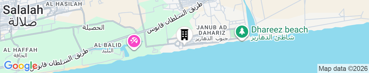 Map for Beach Resort - Salalah