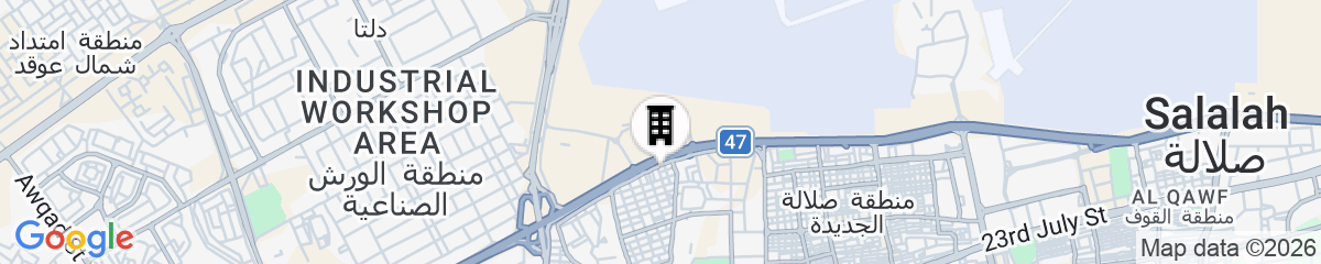 Map for Salalah International Hotel