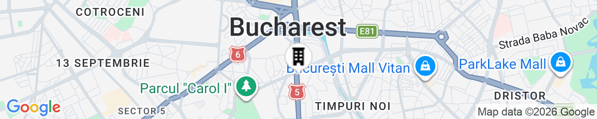 Map for Mercure Bucharest Cantemir