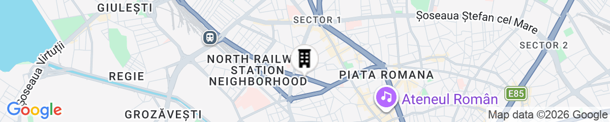 Map for Bucharest Downtown Inn