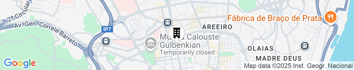 Map for  Jupiter Lisboa Hotel – Rooftop & Spa