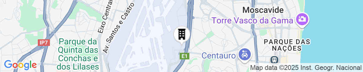 Map for Meliá Lisboa Aeroporto