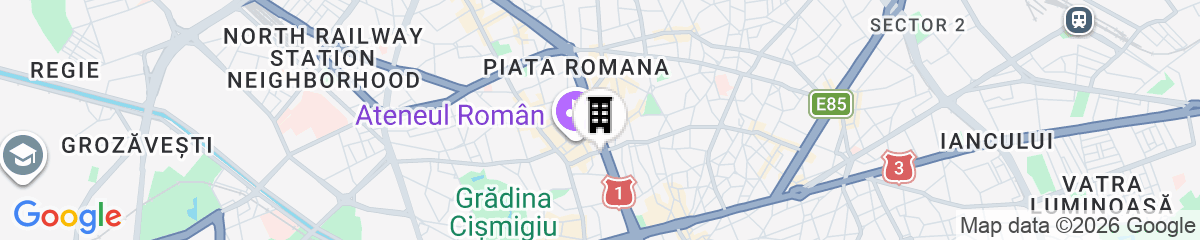Map for Central Class Bucharest
