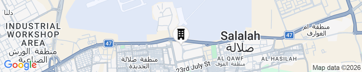 Map for Nassayem Salalah Hotel Apartments & Suites Downtown