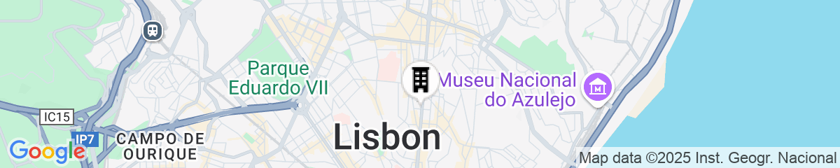 Map for New Style Lisbon Hotel 