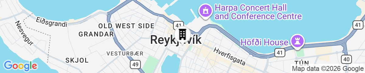 Map for Hotel Borg by Keahotels