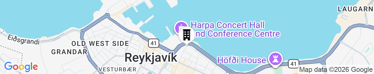 Map for Center Hotels Arnarhvoll
