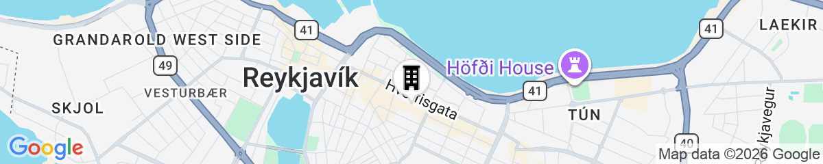 Map for Reykjavik Residence Apartment Hotel