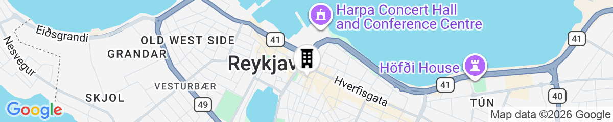 Map for Thingholt Hotel Apartments from Center Hotels