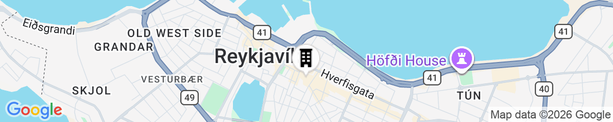 Map for Ava Apartments by Heimaleiga