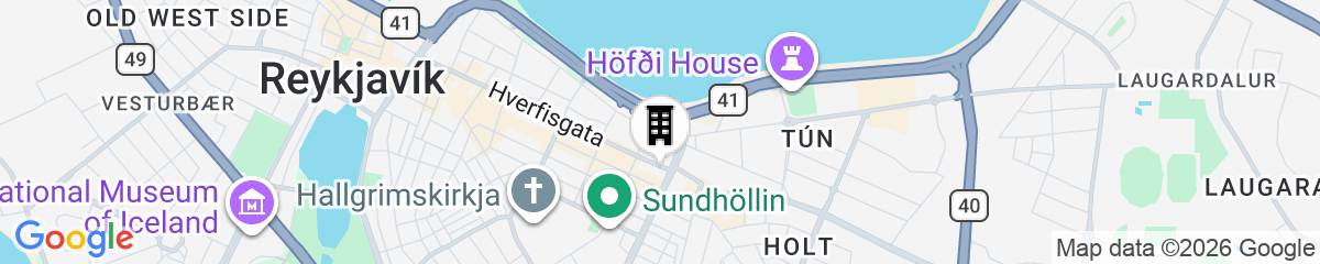 Map for Astro Hverfisgata