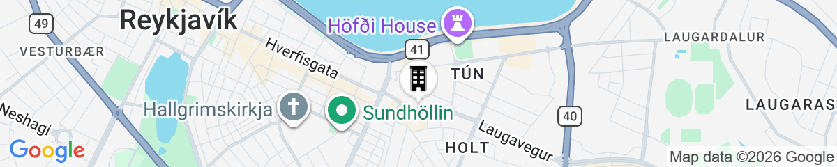 Map for Day Dream Apartments Laugavegur 139