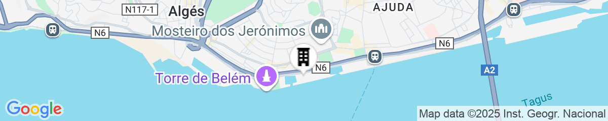 Map for Altis Belem Hotel & Spa, a Member of Design Hotels