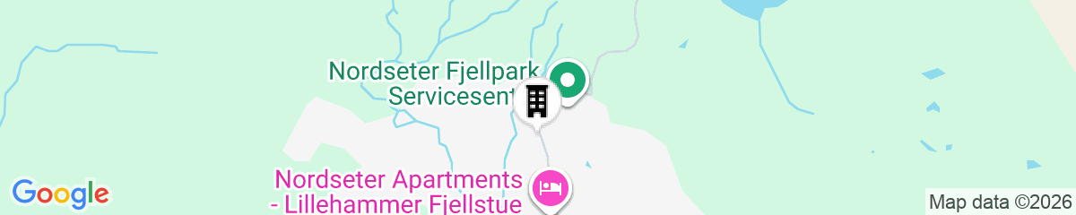 Map for Lillehammer Fjellstue