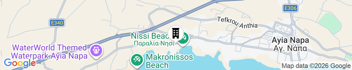 Map for Adams Beach Hotel & Spa