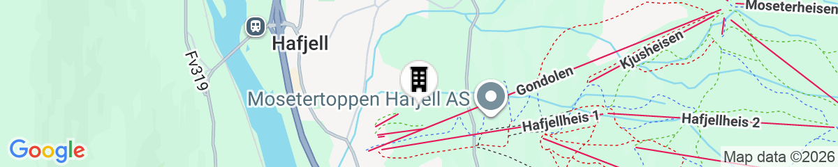 Map for Hafjell Resort Alpin Apartments Solsiden
