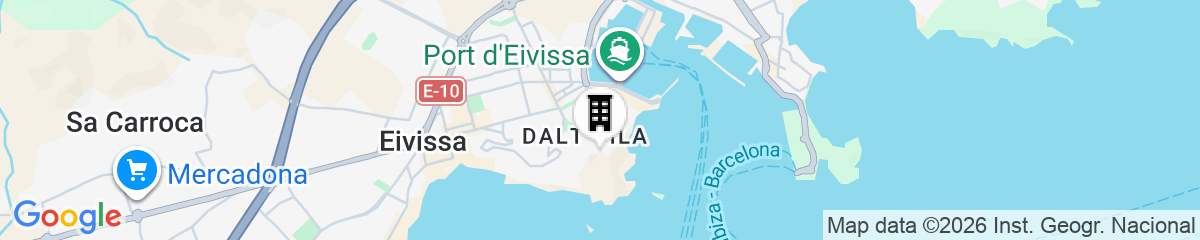 Map for Parador de Ibiza