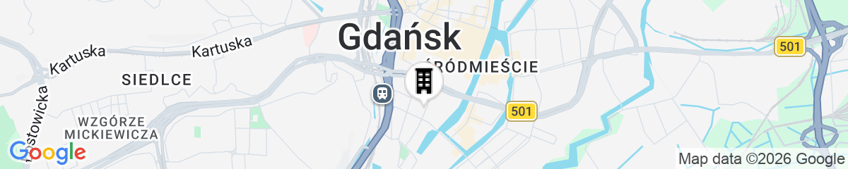 Map for Prize By Radisson, Gdansk