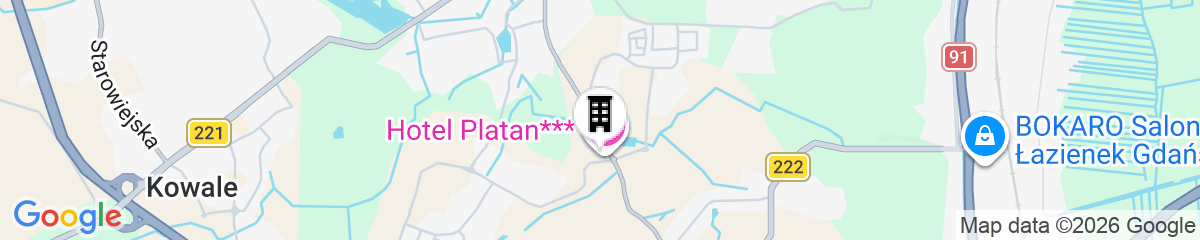 Map for Hotel Platan