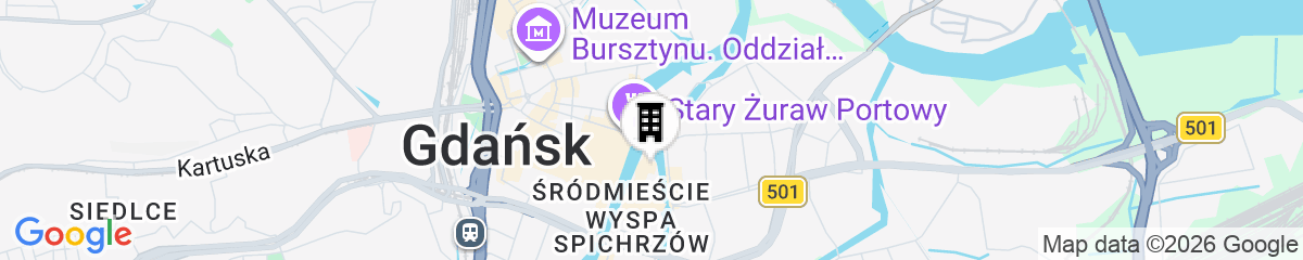 Map for Holiday Inn Gdansk - City Centre by IHG