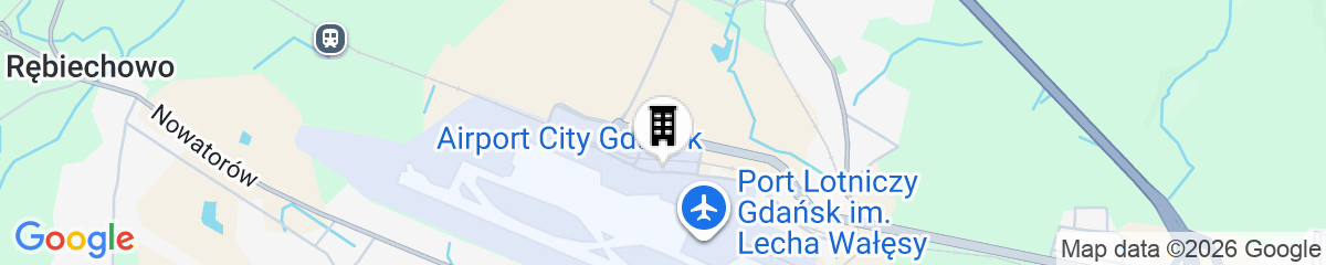 Map for Hotel Milo Gdansk Airport