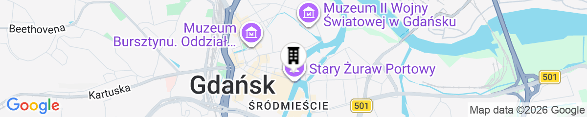 Map for Hanza Hotel