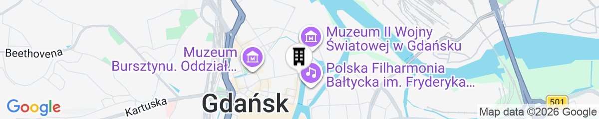 Map for Hilton Gdansk