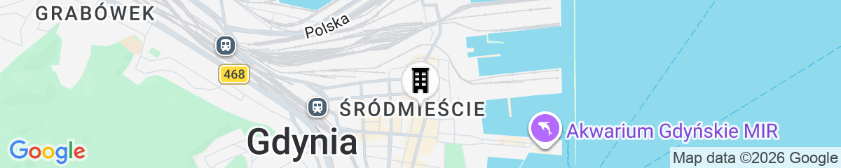 Map for Hola Gdynia