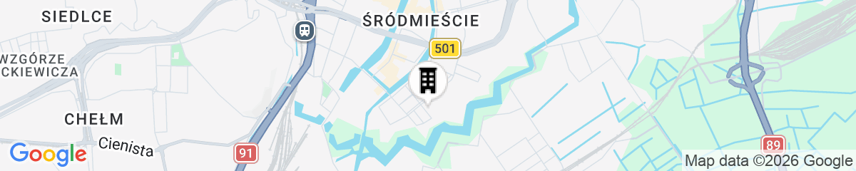 Map for ARCHE Dwór Uphagena Gdańsk