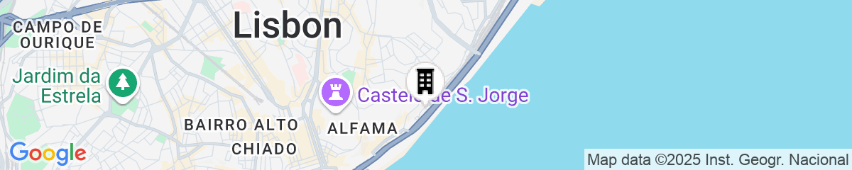 Map for The Editory Riverside Hotel, an Historic Hotel