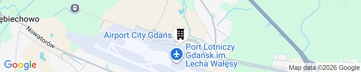 Map for Hampton By Hilton Gdansk Airport