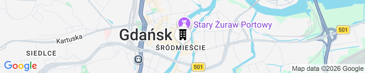 Map for Radisson Hotel & Apartments Gdansk