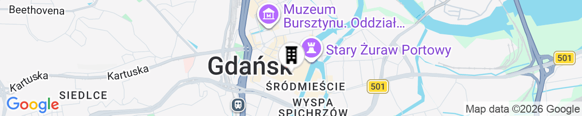 Map for Baltic Gdansk Old Town