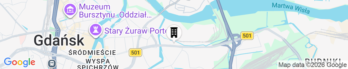 Map for Hotel Focus Gdansk