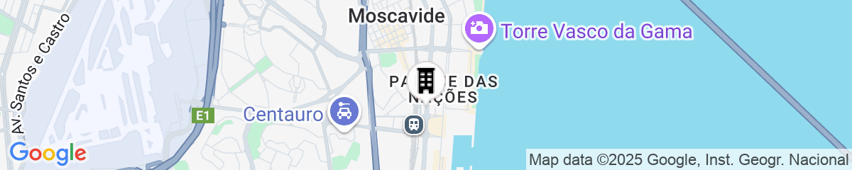 Map for Meliá Lisboa Oriente