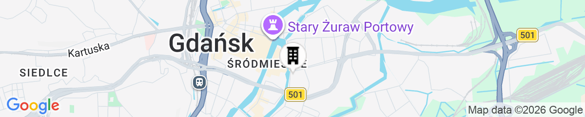 Map for Moon Hostel Gdańsk