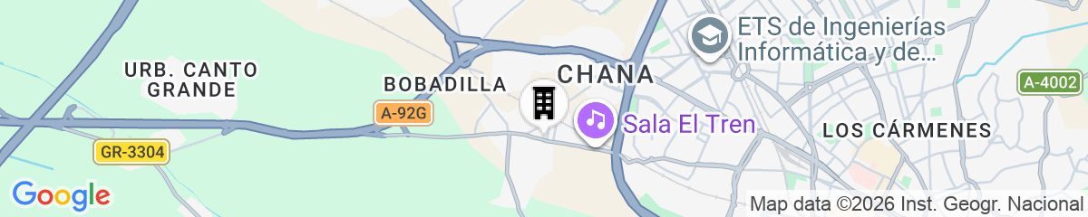 Map for Checkin Camino de Granada